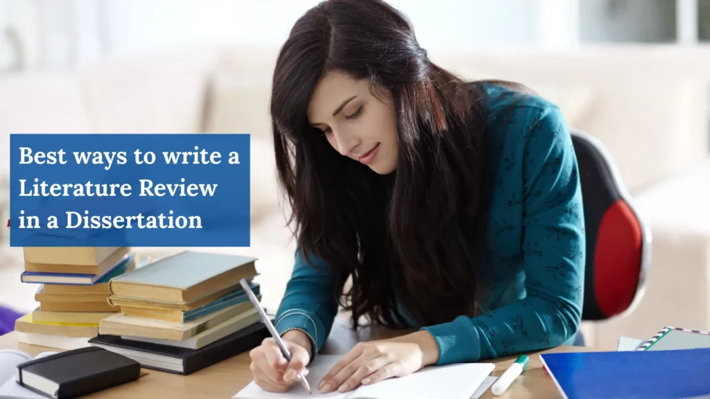 write a literature review in a dissertation