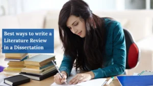 write a literature review in a dissertation